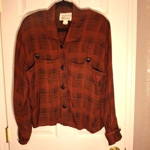 Vtg Womens Sz M Lorraine Parish 4 Lakota Shirt Martha’s Vineyard Nantucket 90s